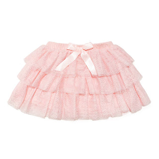 Ballet Bow Tiered Tutu - Kids Dress Up Skirt - Coquette Sweet Wink Size: 1-2Y