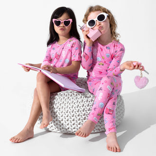 Bamboo Pajama Set with Shorts - Mean Girls: So Fetch Bellabu Bear Size: 18-24 Months