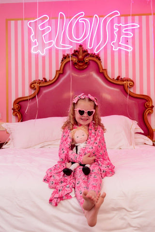 Eloise Royal Ribbons Dream Bow Hair Clips Dream Big Little Co. Size: OS