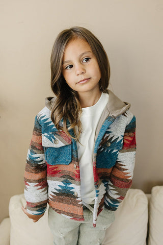 Aiden Jacket Olive + Scout Color: Blue Size: 3-6M