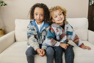 Aiden Jacket Olive + Scout Color: Blue Size: 3-6M