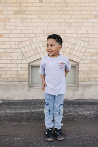 All American Dude Short Sleeve Tee Olive + Scout Size: 3-6M