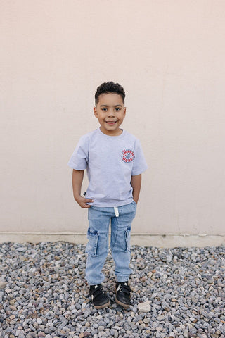 All American Dude Short Sleeve Tee Olive + Scout Size: 3-6M