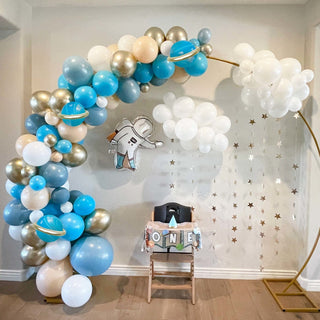 Astronaut Balloon Garland Kit Balloon Garlands Ellie's Party Supply Garland Length:: 5 Feet