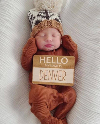 Forest Knit Beanie Hat Huggalugs Size: S (0-6 months)