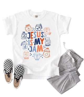 Jesus is my jam | Kids Unisex Tee Made By Yen Size: YXS=4-5