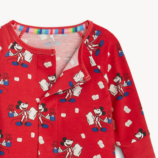 Magnetic Convertible Footie Romper - Disney Red Cocoa Club Magnetic Me Size: 6-9M