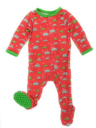 Bamboo Footie with Snaps - Kozi Christmas Kozi & Co.