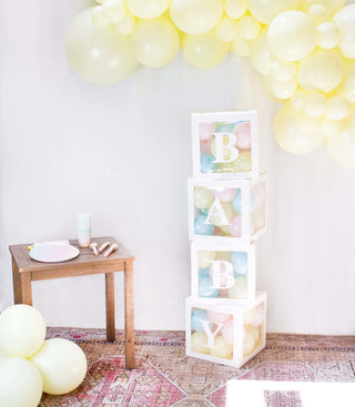Baby Shower Balloon Blocks Accessories Ellie's Party Supply