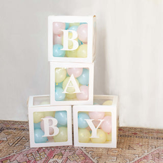 Baby Shower Balloon Blocks Accessories Ellie's Party Supply