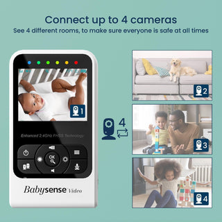 Babysense 7 Safe Sleep & Compact Video Monitor Bundle Bundles Baby Monitors