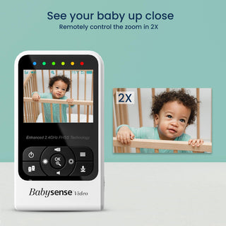 Babysense 7 Safe Sleep & Compact Video Monitor Bundle Bundles Baby Monitors