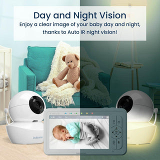 Babysense True Sleep: Video Baby Monitor with Breathing Motion Sleep Monitor, 1 or 2 Cameras Bundles