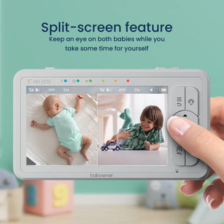 Babysense True Sleep: Video Baby Monitor with Breathing Motion Sleep Monitor, 1 or 2 Cameras Bundles