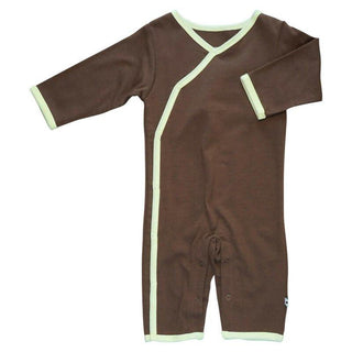 Boy's Kimono One Piece - Chocolate & Tea Baby One-Pieces
