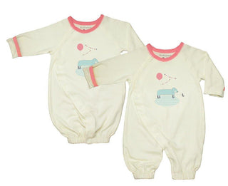Girl's Convertible Gown - Dog Baby & Toddler Sleepwear