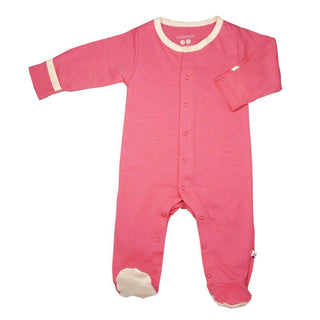 Girl's Footie with Snaps - Pink Lemonade Baby & Toddler Sleepwear
