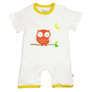 Janey Baby Bamboo Modern Romper - Owl Baby One-Pieces
