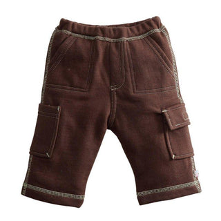 Solid Bamboo Cargo Pants - Chocolate Baby & Toddler Bottoms
