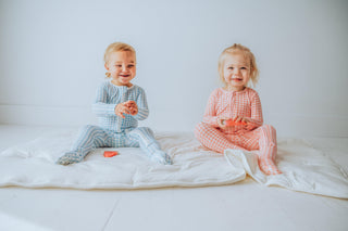 Bamboo Footie with 2-Way Zipper - Cake Pop Gingham Baby & Toddler Sleepwear KicKee Pants Size: Newborn