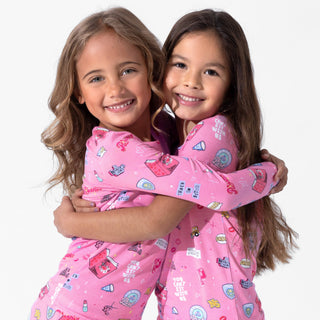 Bamboo Pajama Set with Shorts - Mean Girls: So Fetch Bellabu Bear Size: 18-24 Months