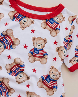 Bamboo Shorts Set | American Bear LUCKY PANDA KIDS