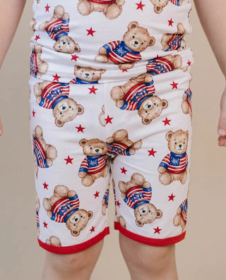 Bamboo Shorts Set | American Bear LUCKY PANDA KIDS