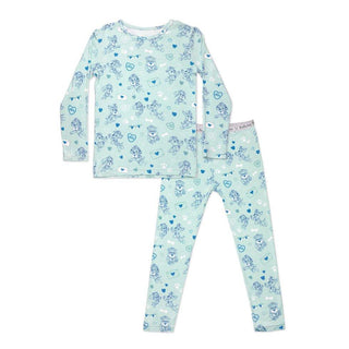 Boy's Bamboo Long Sleeve Pajama Set - PAW Patrol Valentine's Blue Baby & Toddler Sleepwear
