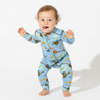 Bamboo Convertible Footie Romper - Teenage Mutant Ninja Turtles Pizza Baby & Toddler Sleepwear
