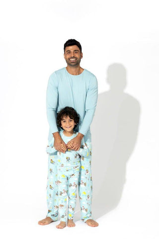 Men's Bamboo Long Sleeve Pajama Set - PAW Patrol Winter Pajamas