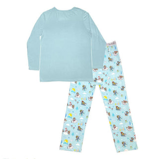 Men's Bamboo Long Sleeve Pajama Set - PAW Patrol Winter Pajamas
