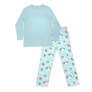 Men's Bamboo Long Sleeve Pajama Set - PAW Patrol Winter Pajamas