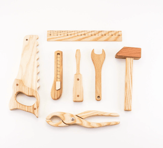 Wooden Tool Kit For Toddlers PoppyBabyCo