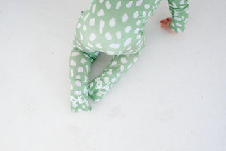 Convertible Footie Romper - Willow (Deer Dots) Baby & Toddler Sleepwear Birdie Bean Size: Newborn