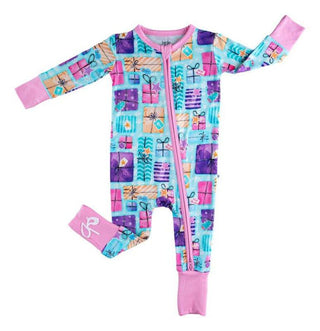 Girl's Bamboo Convertible Footie Romper - Mariah (Gift Boxes) Baby & Toddler Sleepwear