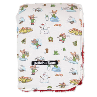 Bamboo Blanket - If You Give A Mouse A Cookie Bellabu Bear Size: 45 x 60 in