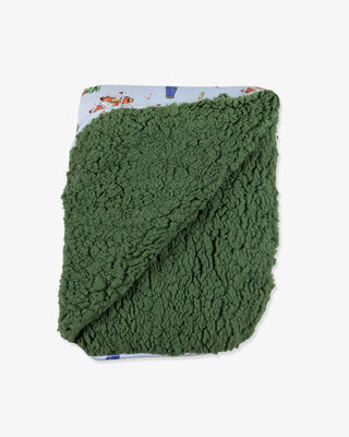 Bamboo Blanket - Minecraft Chicken Jockey Bellabu Bear Size: 45 x 60 in