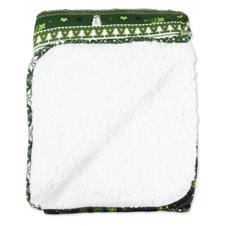 Bamboo Blanket - Minecraft Christmas Bellabu Bear Size: 45 x 60 in
