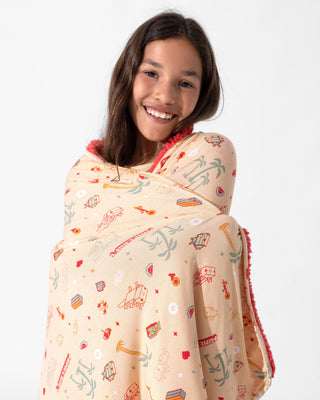 Bamboo Blanket - Minecraft Summer Vibes Bellabu Bear Size: One Size
