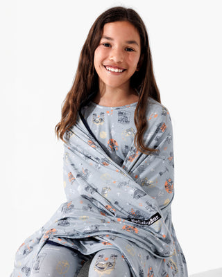 Bamboo Blanket - Minecraft Time to Mine Bellabu Bear Size: One Size