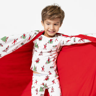 Bamboo Blanket - The Elf On the Shelf Bellabu Bear Size: One Size