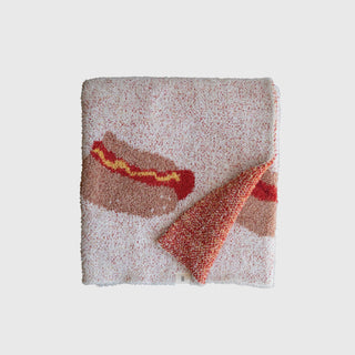Plush Blanket | Hot Dogs forever french baby