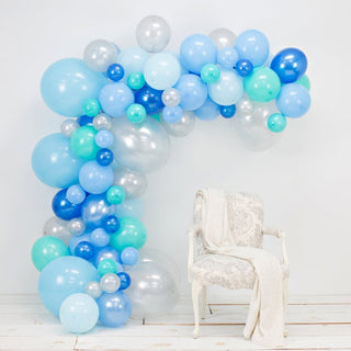 Underwater Blue Balloon Garland Kit Balloon Garlands Ellie's Party Supply Garland Length:: 5 Feet