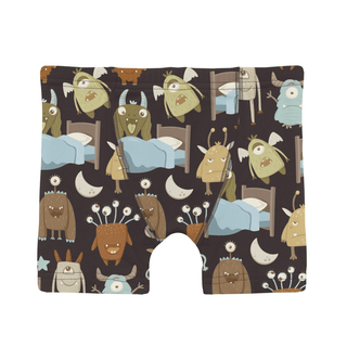 Bamboo Boxer Brief - Midnight Monsters Under the Bed KicKee Pants Size: 2T-3T