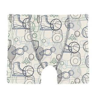 Bamboo Boxer Brief - Natural Sports Gear KicKee Pants Size: 2T-3T