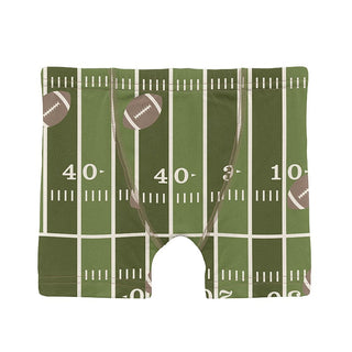 Bamboo Boxer Brief - Pesto Football KicKee Pants Size: 2T-3T