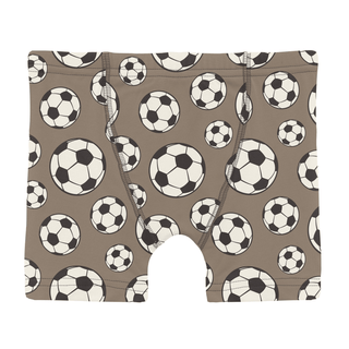 Bamboo Boxer Brief - Portabella Soccer KicKee Pants Size: 2T-3T