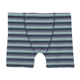 Bamboo Boxer Briefs (Set of 3) - Winter Lodge Plaid, Moonlight Christmas Cars and Trucks & Moonlight Bay Stripe