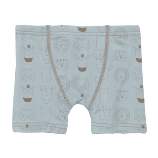 Bamboo Boxer Brief - Spring Sky Animals