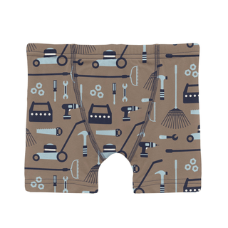 Bamboo Boxer Briefs (Set of 3) - Portabella Fall Tools, Portabella & Natural Farm LifeKicKee PantsSize: 2T-3T
